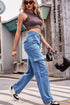 'Novalie' High Waist Cargo Pants - Celes Fashion